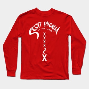 Scott Pilgrim - Seven Evil Exes (White) Long Sleeve T-Shirt